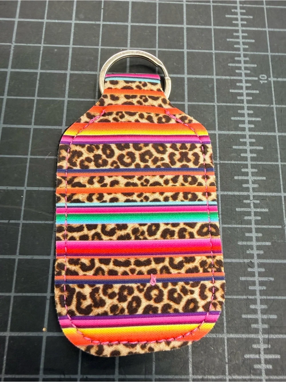 NWOT SET OF 4 Lip Balm Keychain Holder, Leopard, Tie Dye, Floral, Teacher gift
